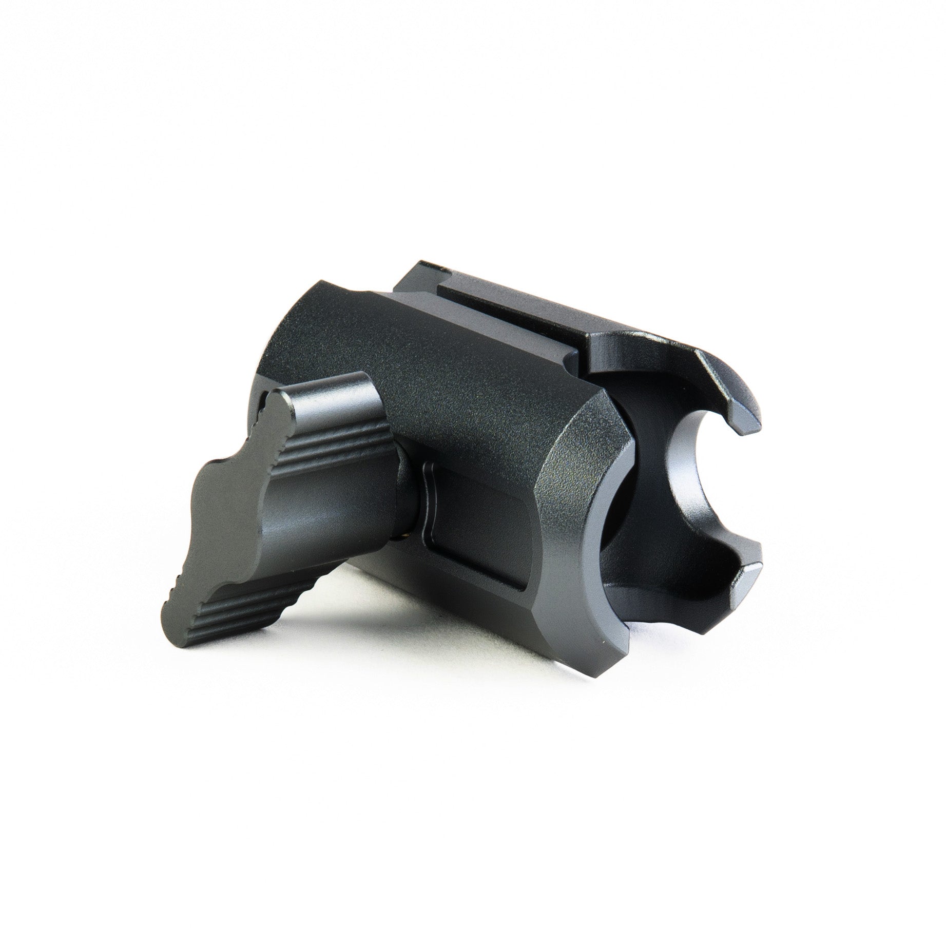 Mountech Double Socket Arm - Short, 1in Ball, Storm Gray