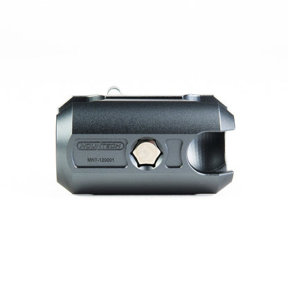 Mountech Double Socket Arm - Short, 1in Ball, Storm Gray