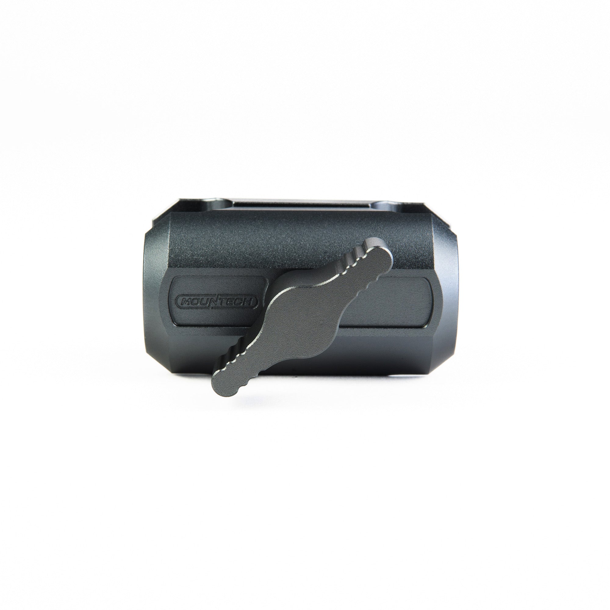 Mountech Double Socket Arm - Short, 1in Ball, Storm Gray