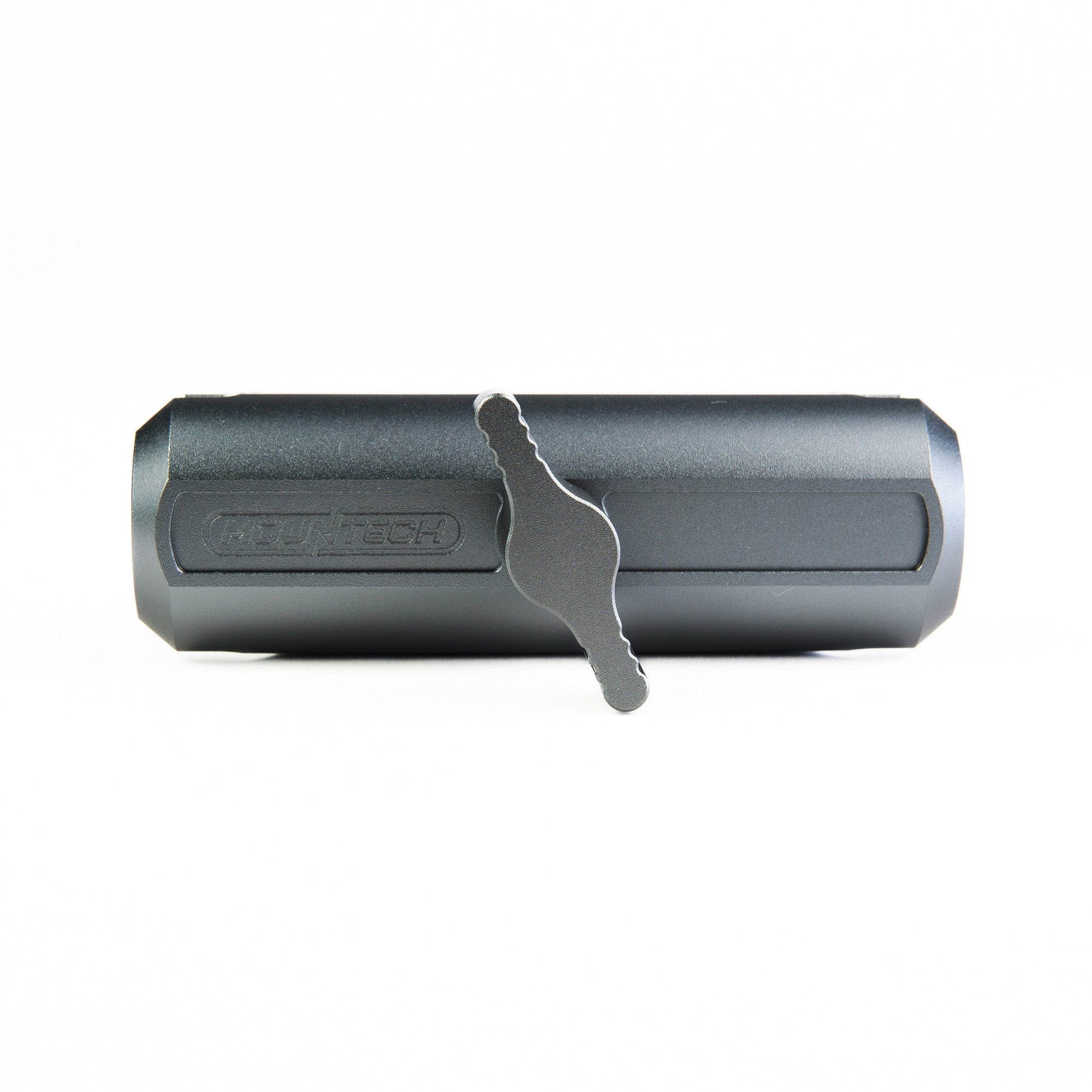 Mountech Double Socket Arm - Medium, 1in Ball, Storm Gray