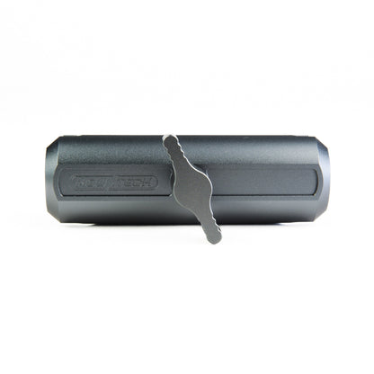 Mountech Double Socket Arm - Medium, 1in Ball, Storm Gray