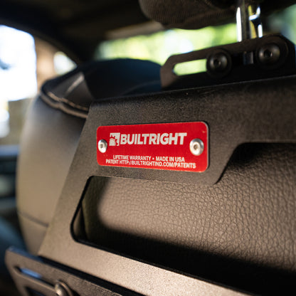 Pre-Order: Seat Back Tech Plate MOLLE Kit - RAM 2500 & 3500 5th Gen (2019-2026)