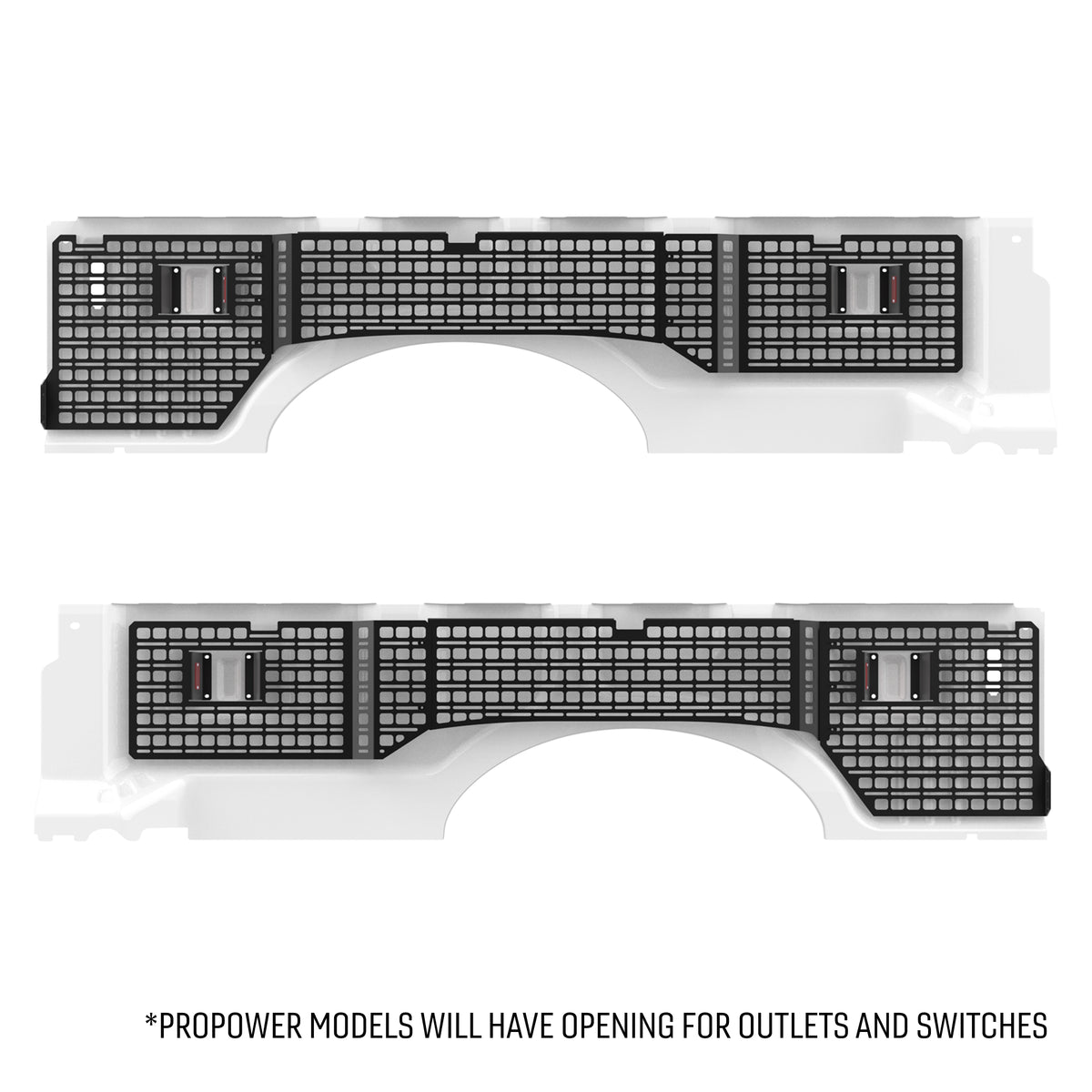 BuiltRight Truck Bed MOLLE Panel System | Ford F-250, F-350, F-450 ...