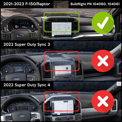 Dash Mount (Standard and PRO) | Ford F-150 & Raptor (2021-2023)