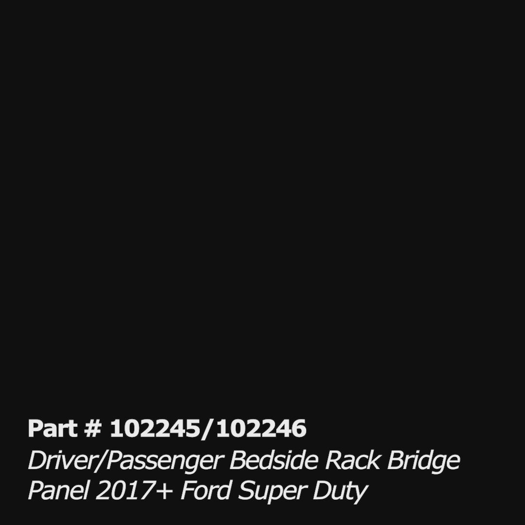Bridge Panel for MOLLE Bedside Racks | Ford F-250, F-350, F-450 (2017-2025)