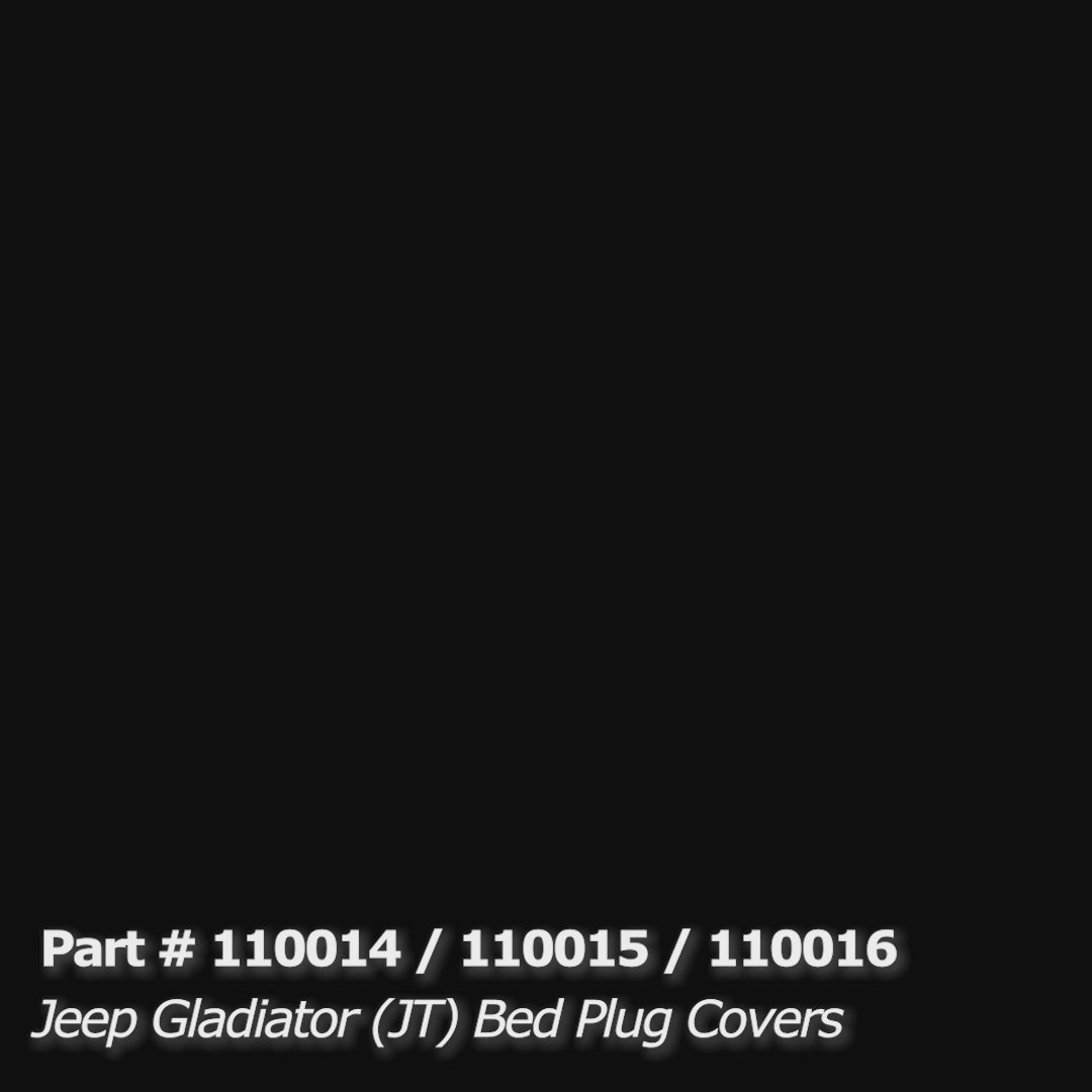 Bed Plug Cover - Red | Jeep Gladiator (2020-2024)