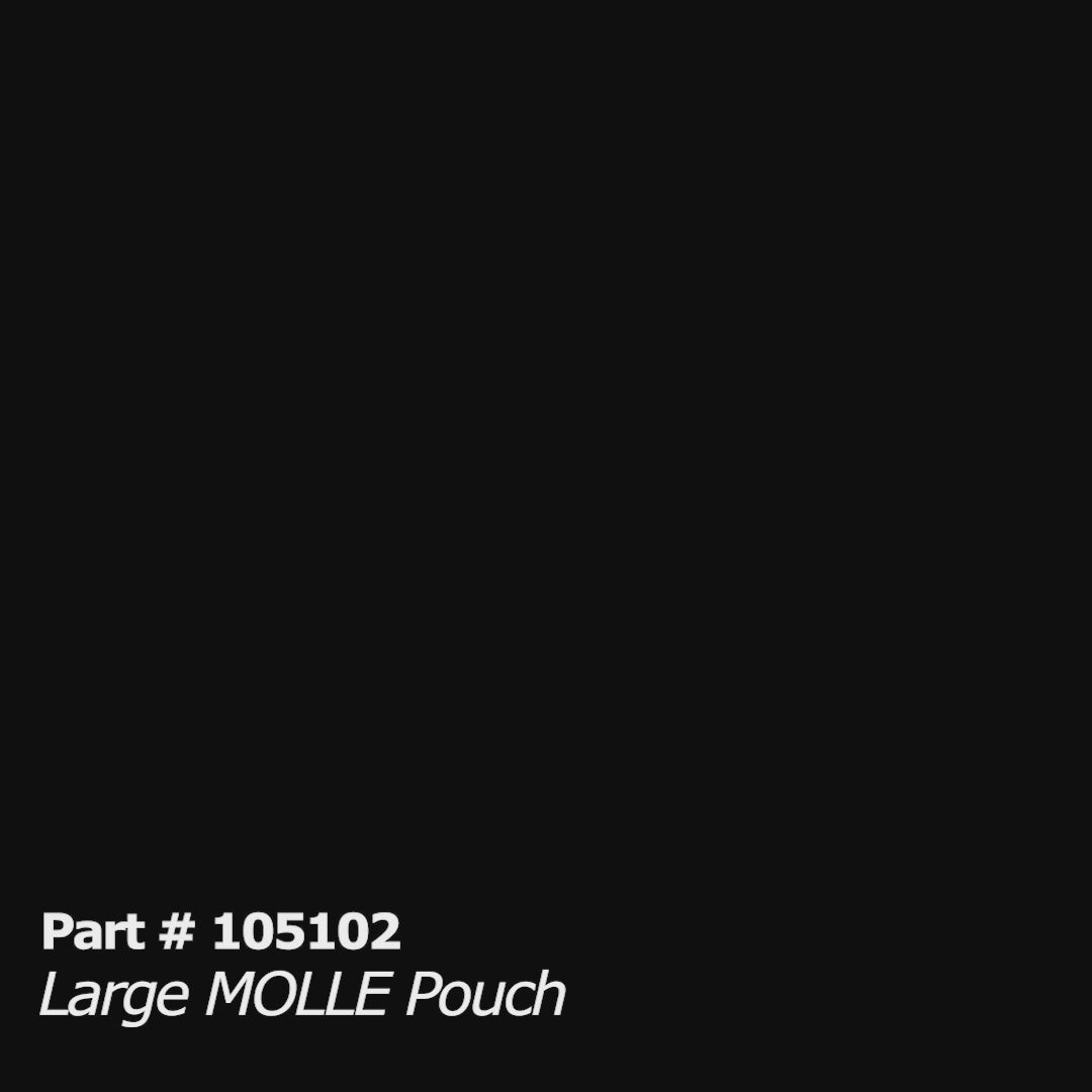 MOLLE Pouch - Black | Large (13"x10")