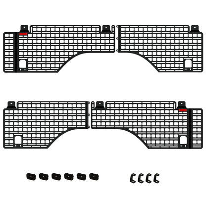 Bedside Rack System - 4pc Kit | Silverado and Sierra 1500, Short Bed (2007-2018)-BuiltRight Industries