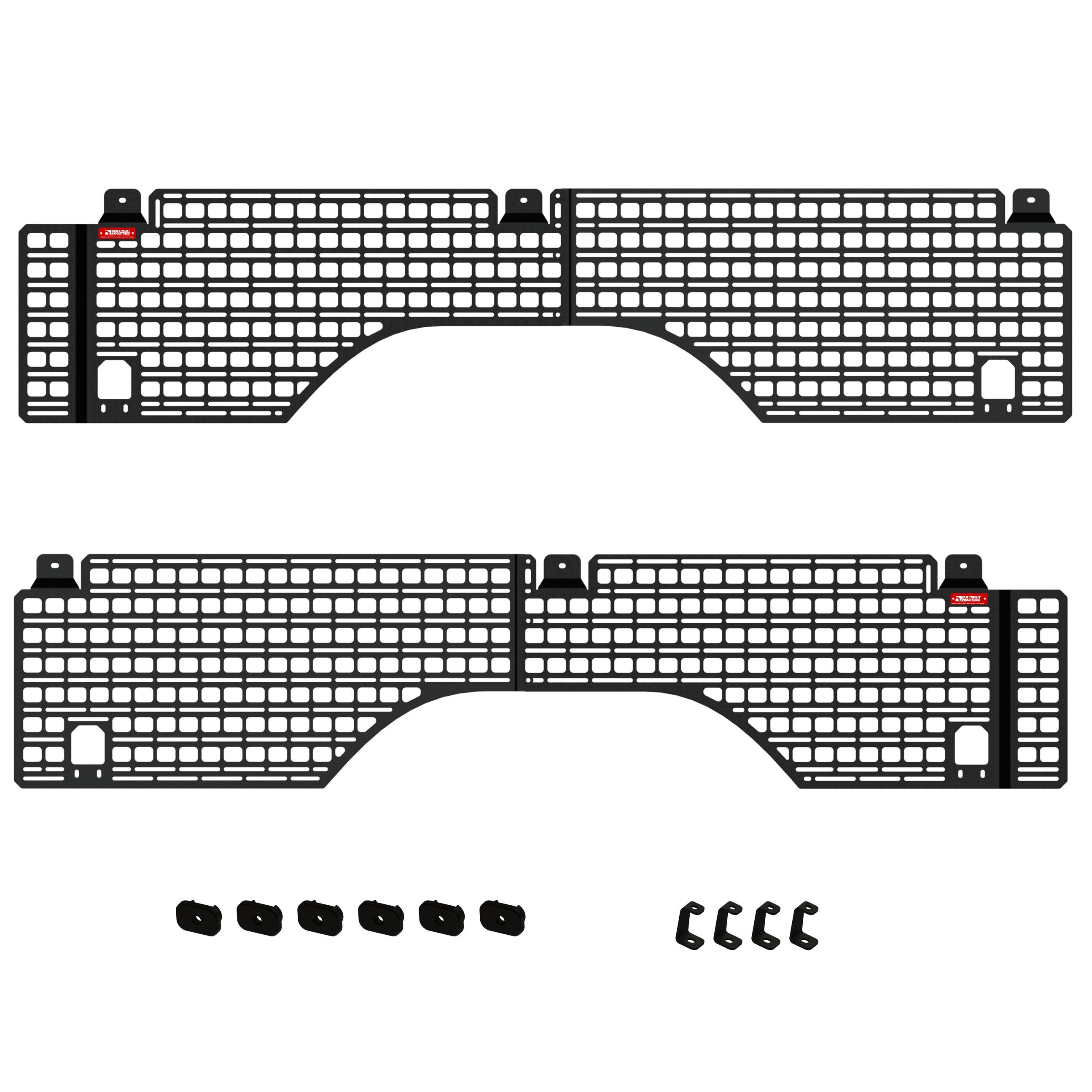 Bedside Rack System - 4pc Kit | Silverado and Sierra 1500, Standard Bed (2007-2018)-BuiltRight Industries