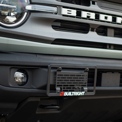 Bronco License Plate Mount | Ford Bronco (2021+) for Standard Plastic Bumper