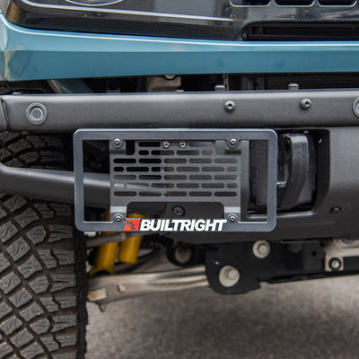 Bronco License Plate Mount | Ford Bronco (2021+) for Modular Steel Bumper
