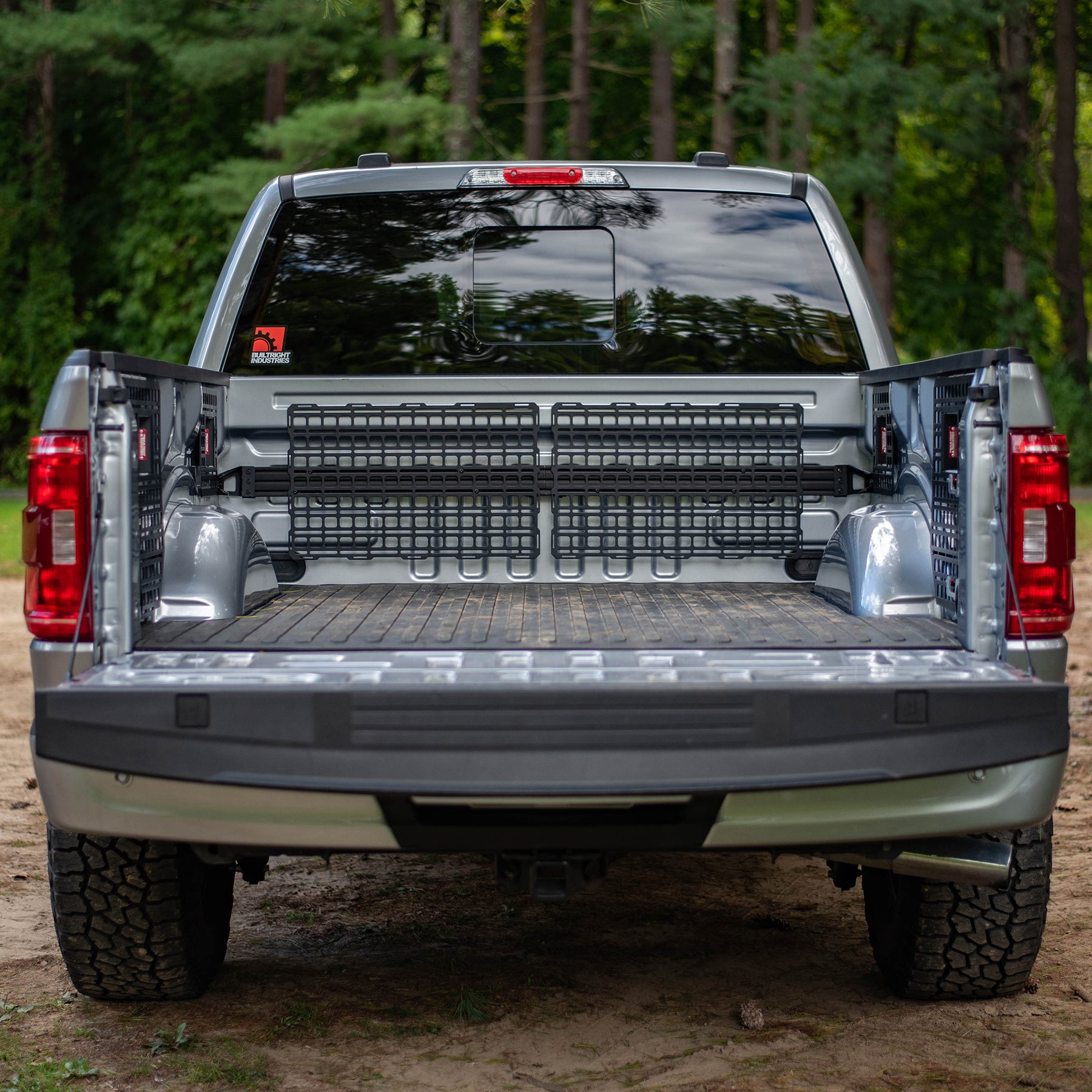 Ford Raptor Rear Rails BuiltRight Bulkhead Accessory Rail | Ford F-150 & Raptor (2015 ...