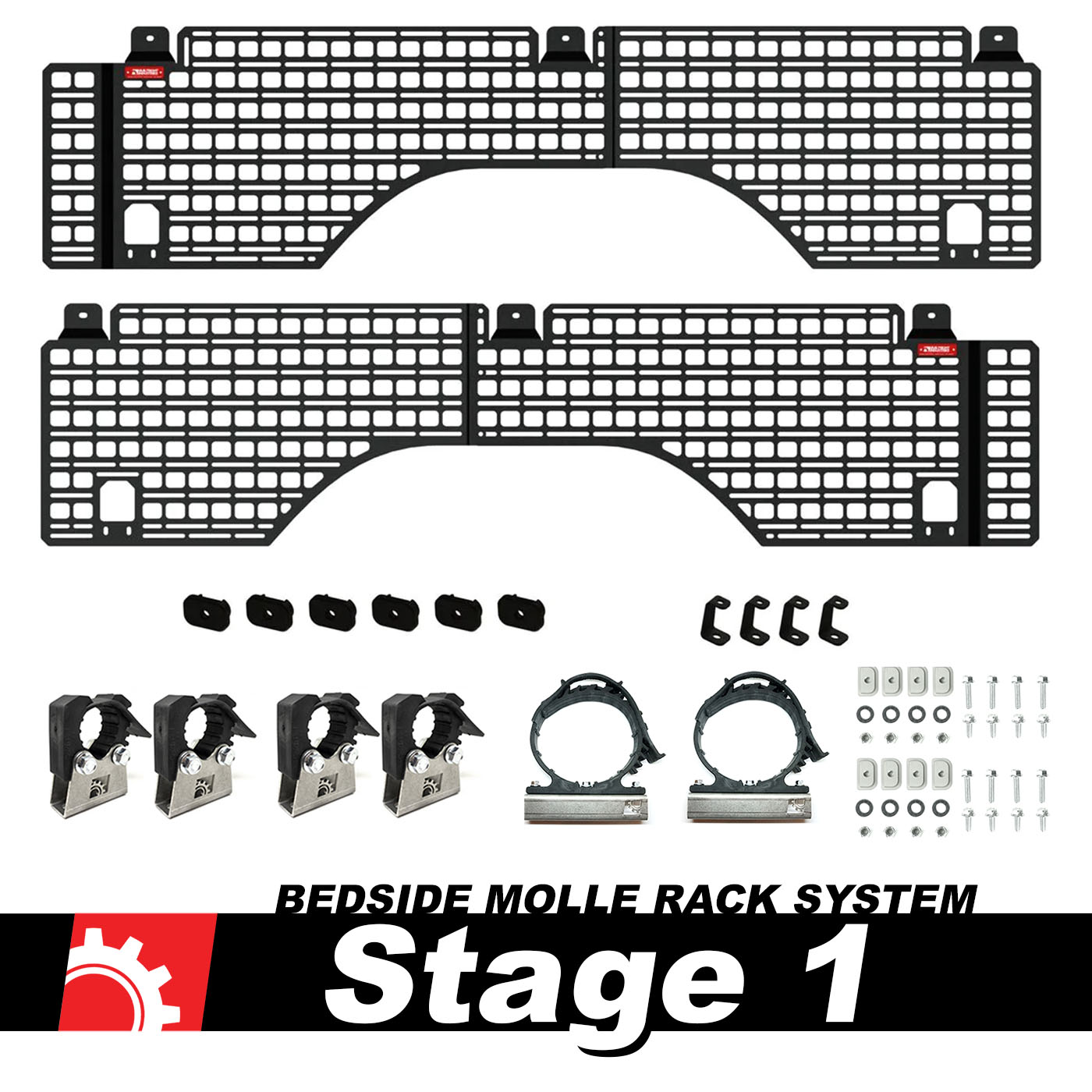 Bedside Rack System - Stage 1 Kit | Chevrolet Silverado & GMC Sierra, Short Bed (2007-2018)
