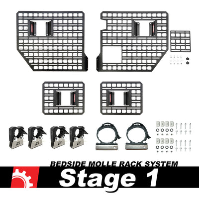 Bedside Rack System - Stage 1 Kit | Ford F-250, F-350 (2017-2023 w/o Pro Power)