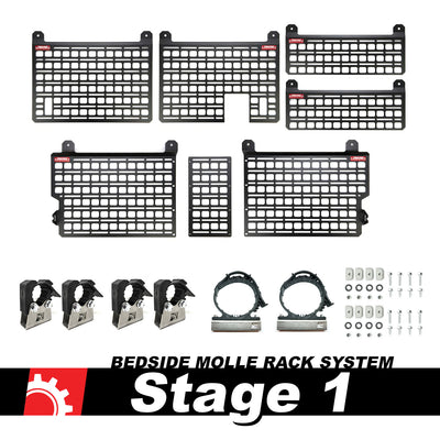 Bedside Rack System - Stage 1 Kit | Jeep Gladiator JT (2019+)
