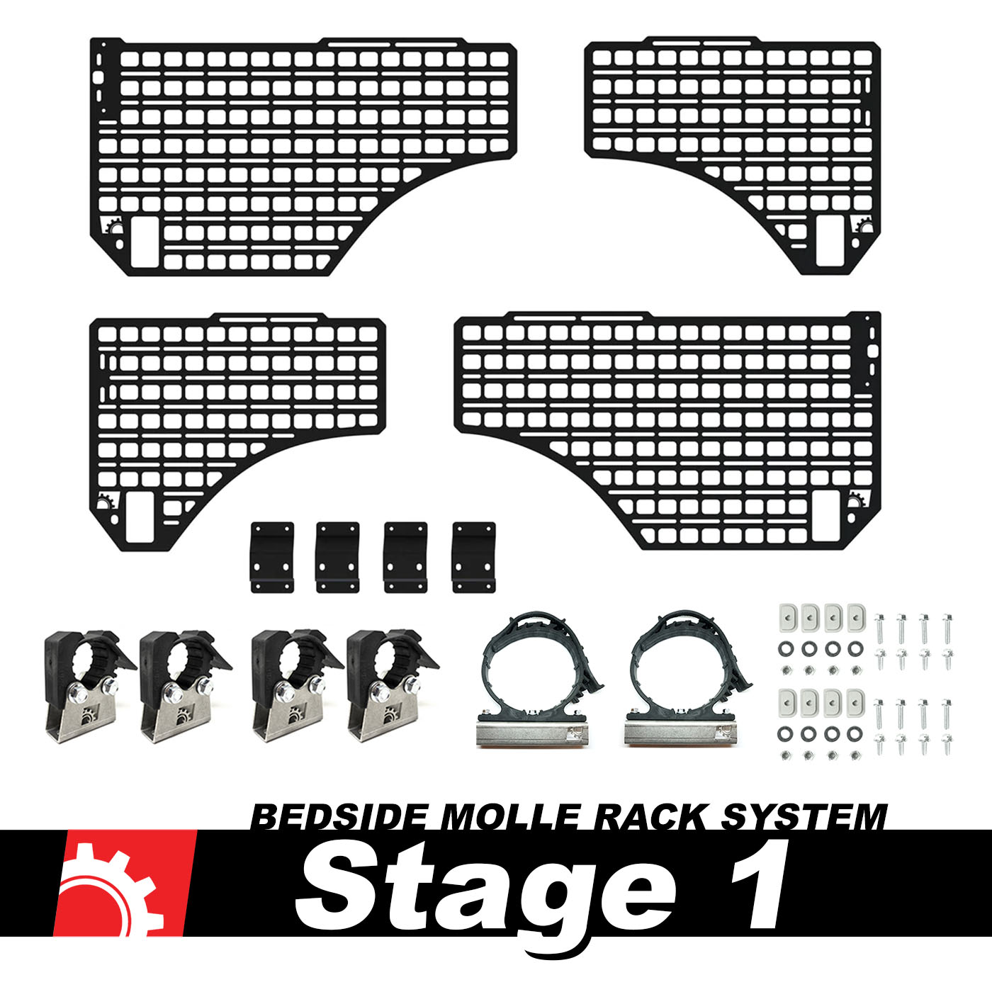 Bedside Rack System - Stage 1 Kit | RAM 1500/2500, 6'4" Bed (2009-2019)