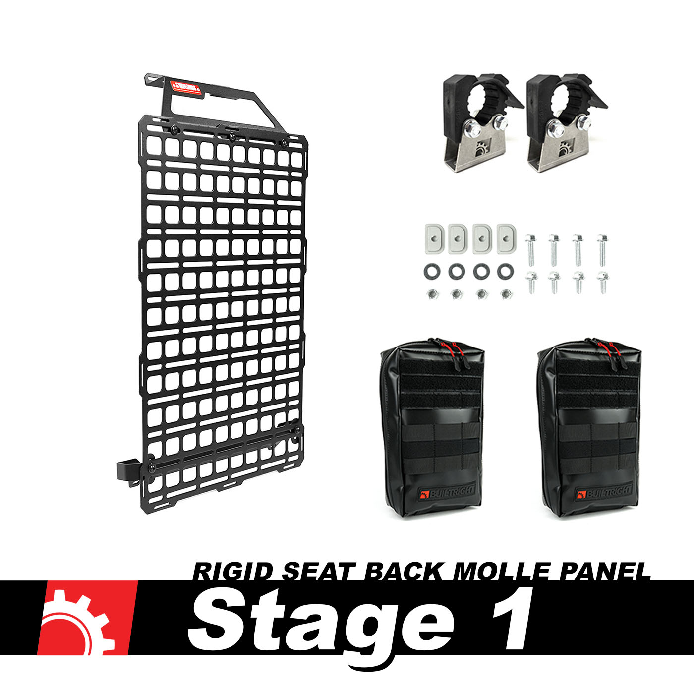 Seat Back MOLLE Panel - Stage 1 Kit | Ford Raptor, F-150 (2015+), SuperDuty (2017+), Ford Ranger