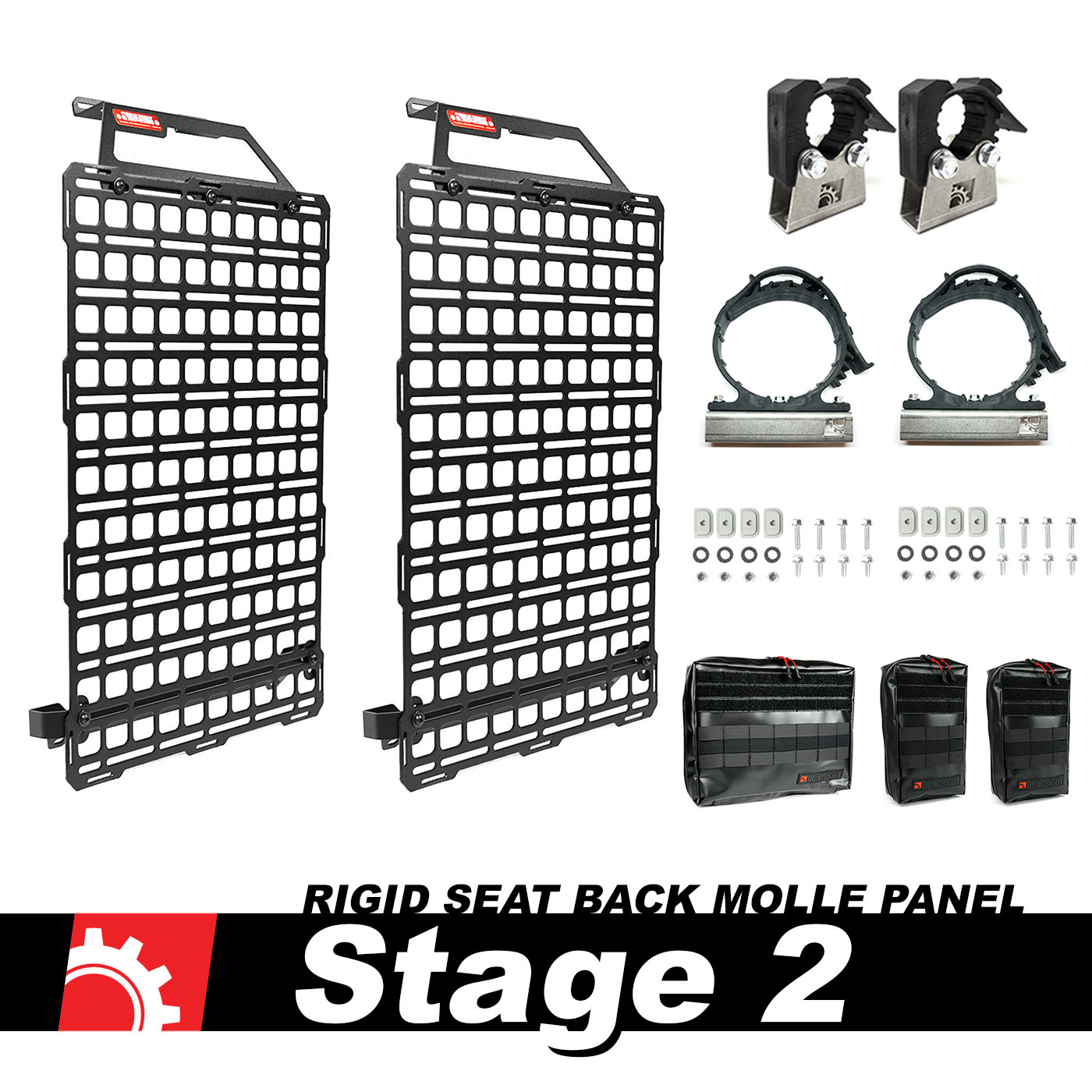 Seat Back MOLLE Panel - Stage 2 Kit | Ford Raptor, F-150 (2015+), SuperDuty (2017+), Ford Ranger