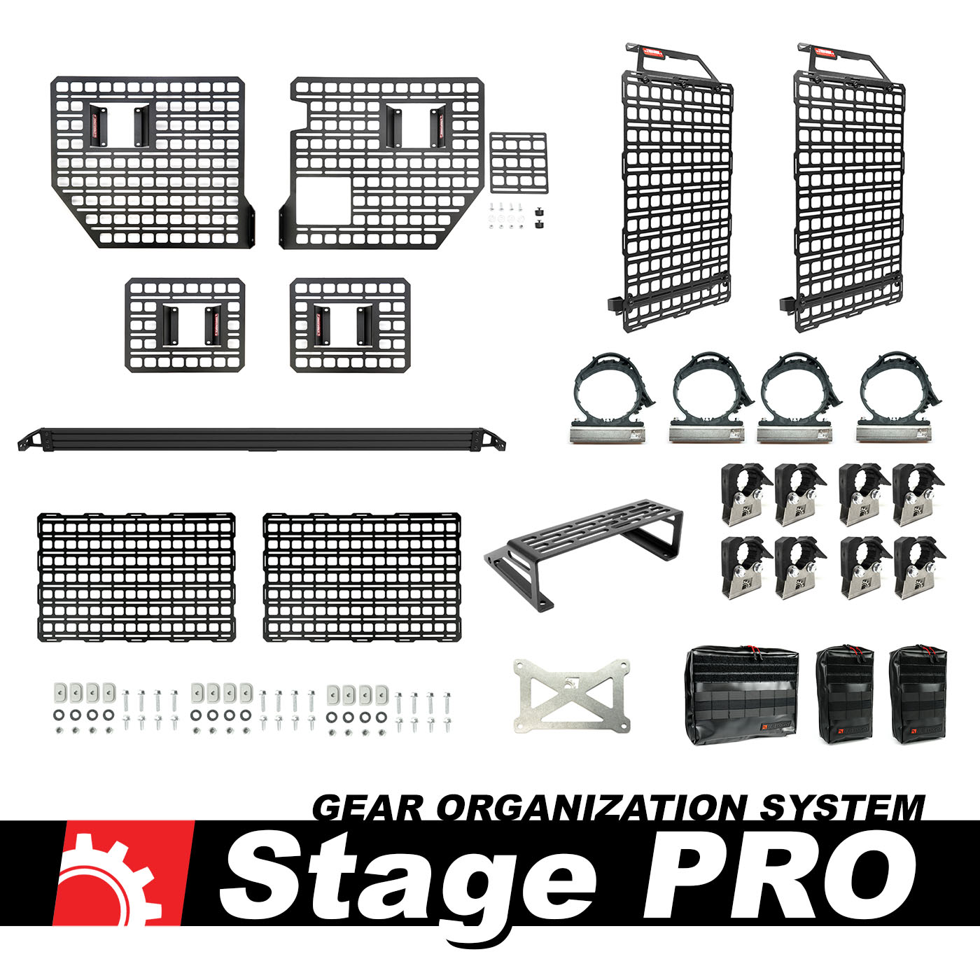 Gear Organization System - Stage PRO Kit | Ford F-250, F-350, F-450 (2017-2022)