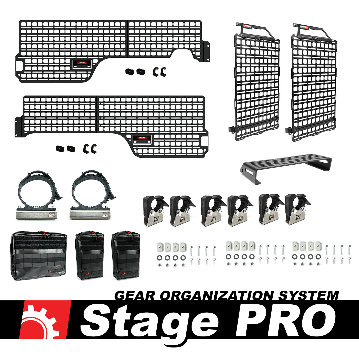 Gear Organization System - Stage PRO Kit | Ford Ranger (2019-current)