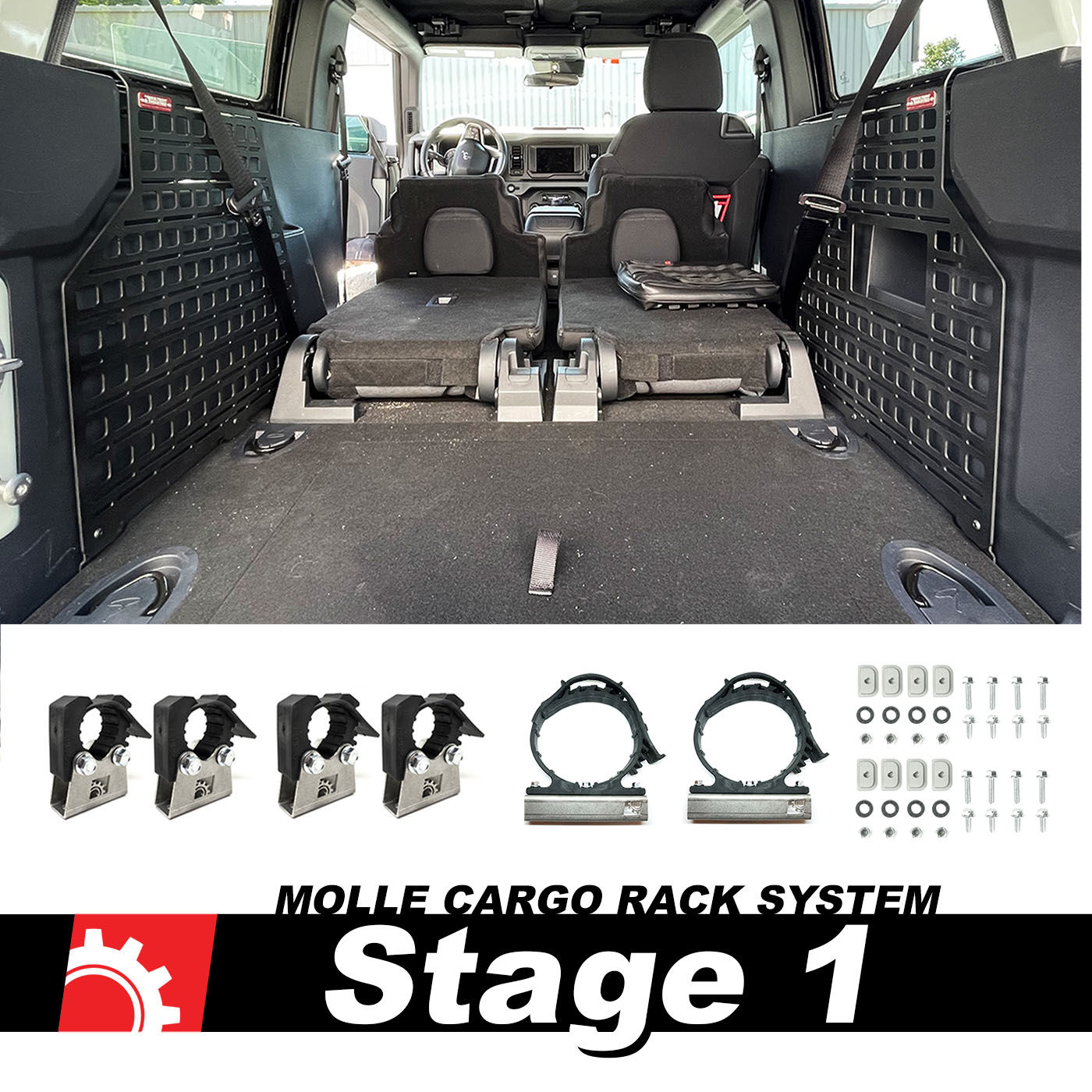 MOLLE Compatible Cargo Panel - Stage 1 Kit | Ford Bronco (2021+)