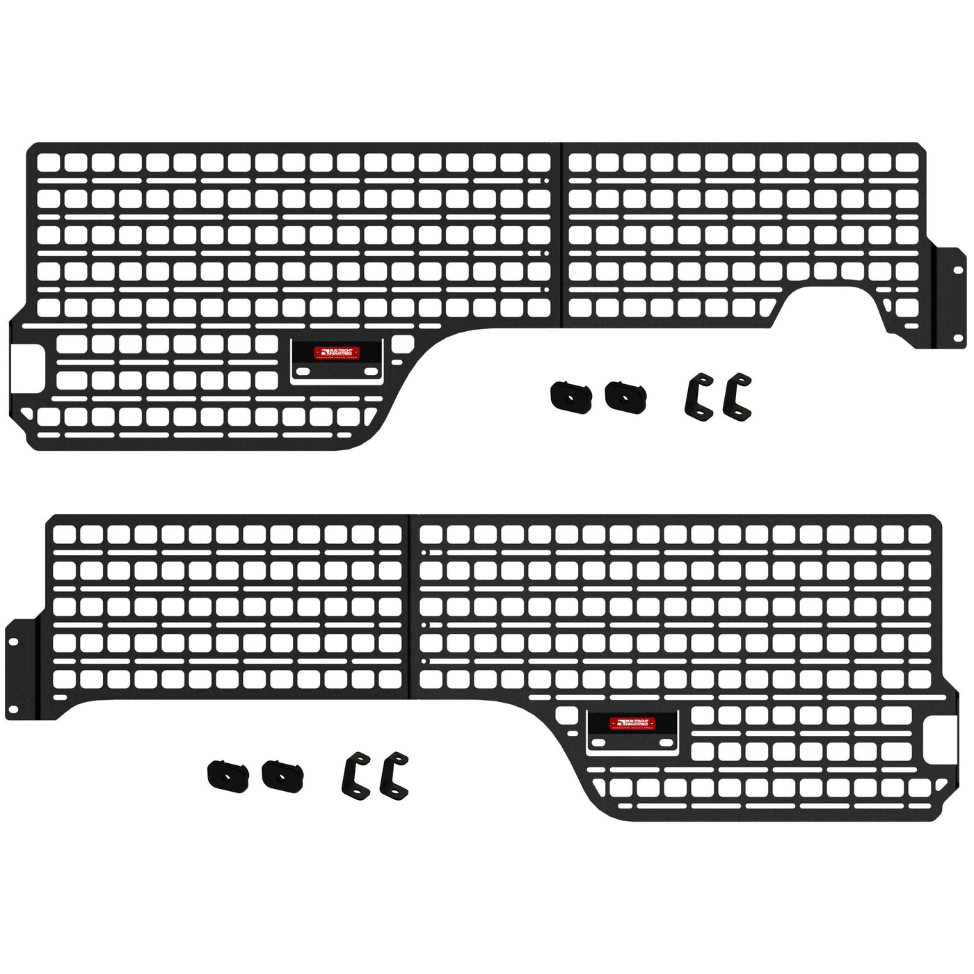 Bedside Rack System - 4pc Kit | Ford Ranger 5ft Bed (2019+)-BuiltRight Industries