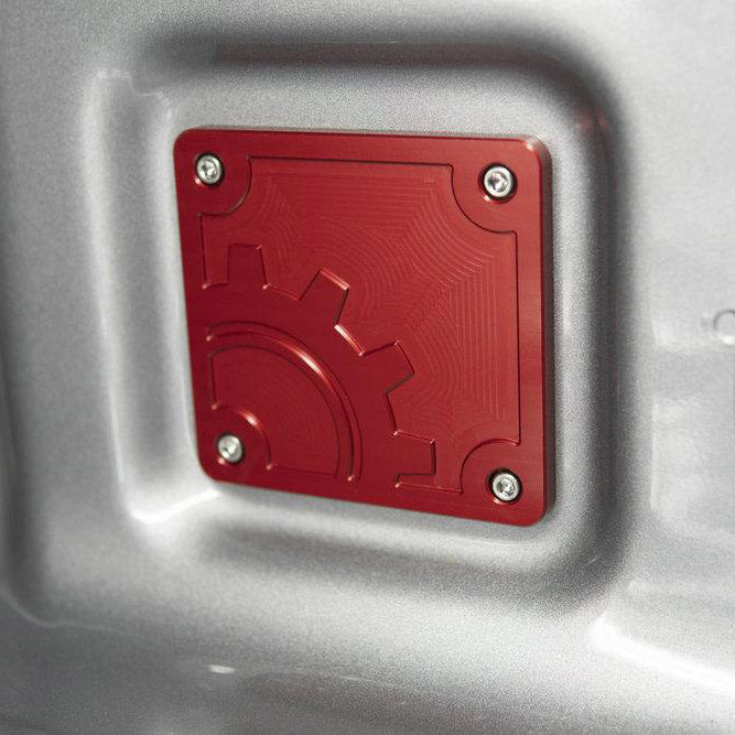 Bed Plug Cover - Red | Jeep Gladiator (2020-2021)-BuiltRight Industries
