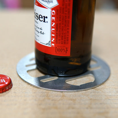 Mini MOLLE Bottle Opener - Stainless Steel