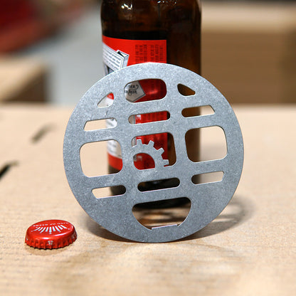 Mini MOLLE Bottle Opener - Stainless Steel