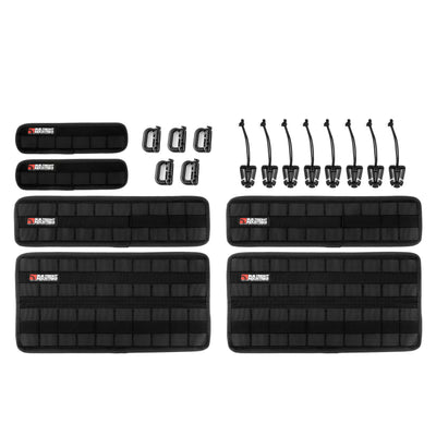 Velcro Tech Panel - Black | 6pc+ Kit-Interior-BuiltRight Industries