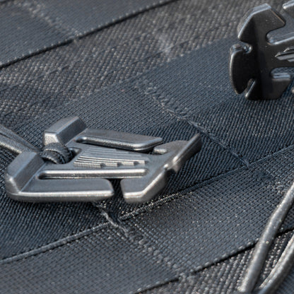 Elastic Tech Panel Clips (Web Dominators) - Black | 8pc Kit-Velcro Tech Panel-BuiltRight Industries