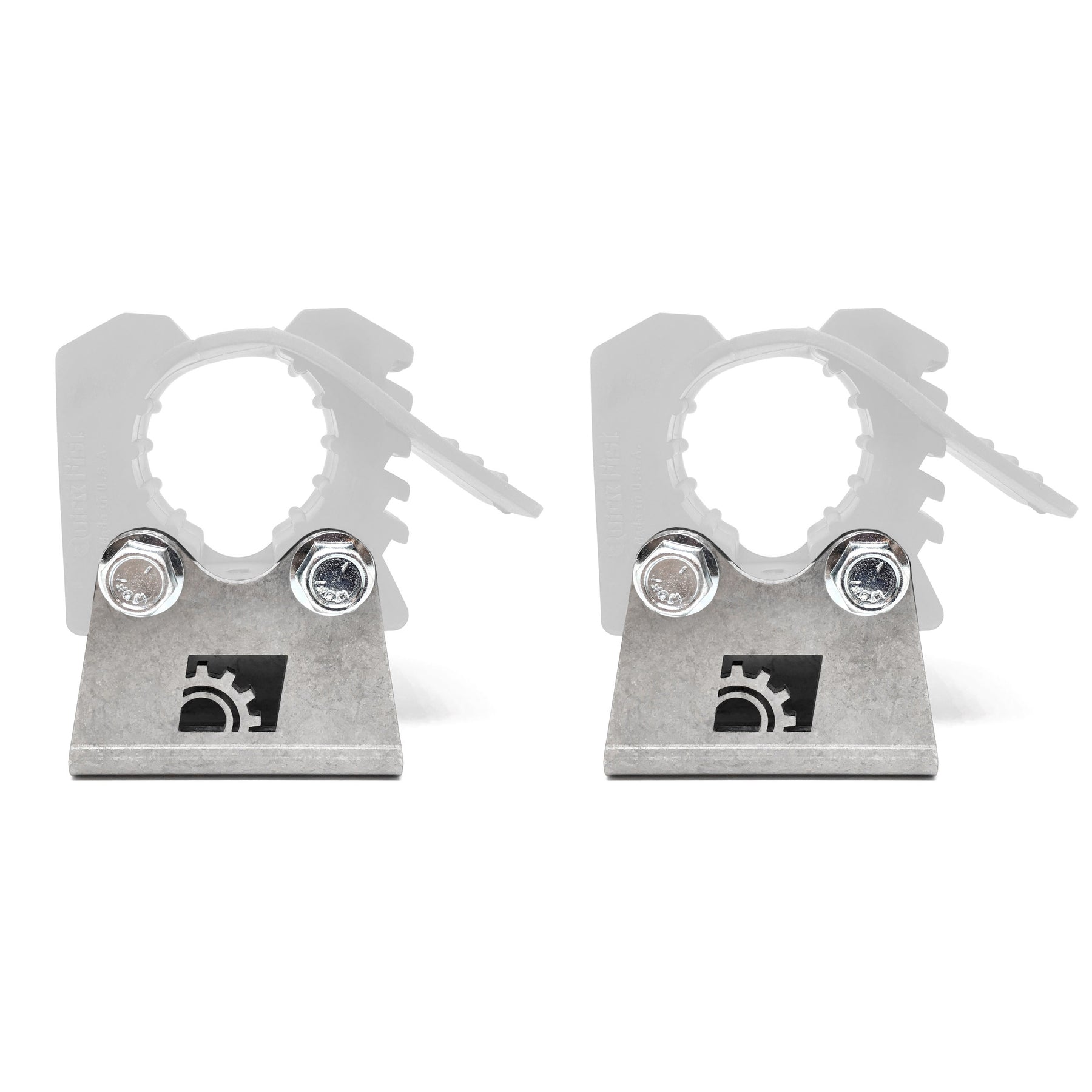 BuiltRight Industries 104005 Riser Mount (Pair) - Includes 1in-2.25in Clamps